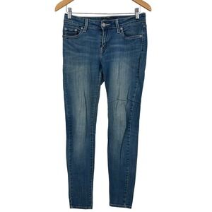Levi's Legging Skinny Jeans Womens 28 Blue Mid Rise Stretch Denim Casual Y2K